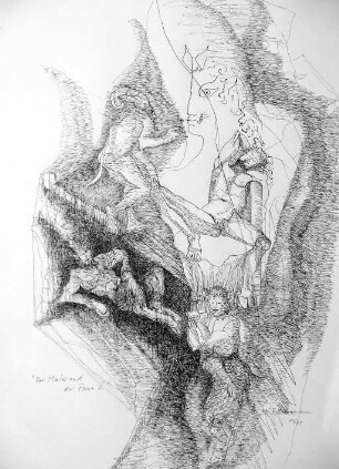Der Maler und der Faun II