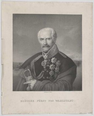 Bildnis des Gebhard Leberecht Blücher von Wahlstadt