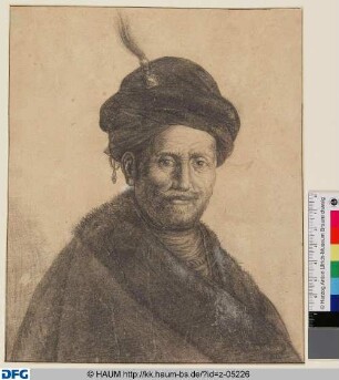 Porträt eines Mannes mit Turban