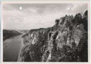 Elbsandsteingebirge, Elbe, Bastei