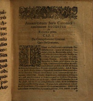 Johannis Strauchi[i] Amoenitatum Juris Canonici Semestre, [1]