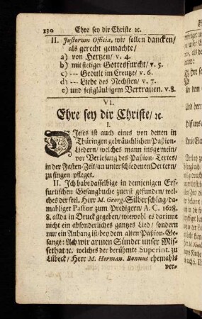 130-134, VI. Ehre sey dir Christe