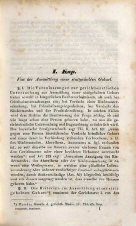 Handbuch der gerichtsaerztlichen Praxis : mit Einschluß der gerichtlichen Veterinärkunde, 1. (1843). - XXXVIII, 840 S.