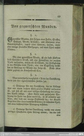 Von gequetschten Wunden