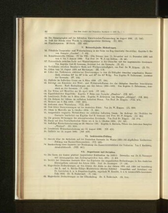 VII. Magnetismus und Deviation.