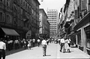 Rijeka: Korzo, mit Hochhaus