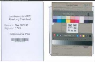 Entnazifizierung Paul Schemmann , geb. 17.01.1882 (Richter)
