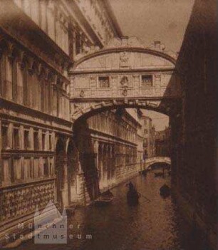 Venedig. Ponte Sospiri (Seufzerbrücke) mit Rio del Palazzo