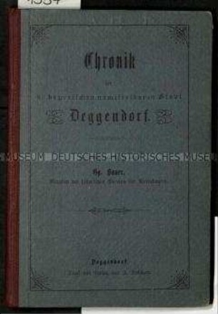 Chronik der Stadt Deggendorf