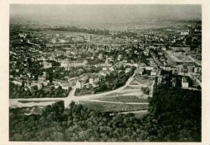Leipzig: Gohlis, total ; Fernaufnahme ; aufgenommen aus Parsevall III am 29.Juni 1909