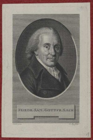 Bildnis des Friedr. Sam. Gottfr. Sack