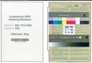 Entnazifizierung Elsa Offermann , geb. 17.01.1921 ()