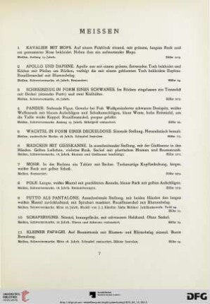 Meissen (Nr. 1-97)