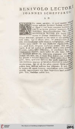 Benivolo lectori