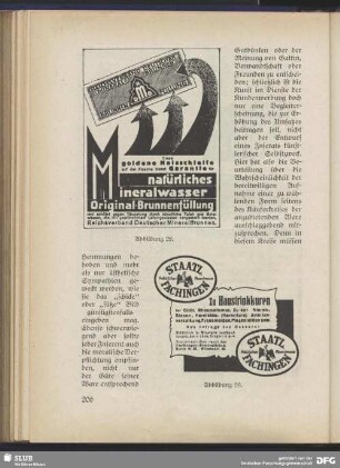 Mineralwasser der Marken "Reichsverband Deutscher Mineralbrunnen" und "Staatlich Fachingen"
