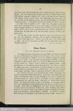 Evan Evans, der erste Baumwollspinner Sachsens
