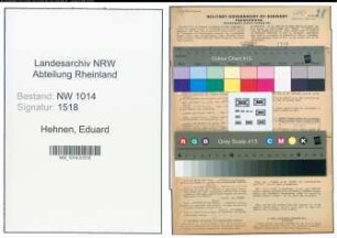 Entnazifizierung Eduard Hehnen , geb. 26.04.1897 (Dreher)