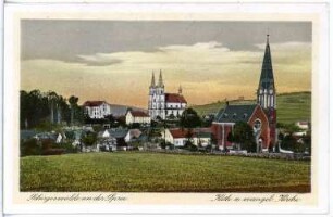 Schirgiswalde. Katholische und evangelische Kirche