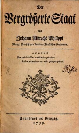 Der Vergrößerte Staat