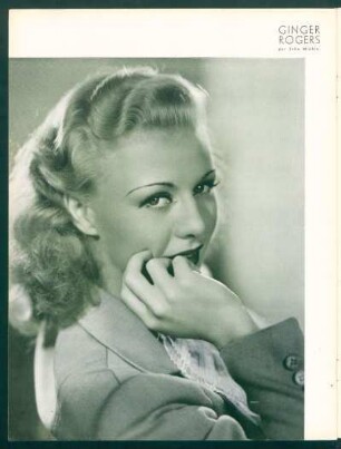 Ginger Rogers - [Retrato] por John Miehle