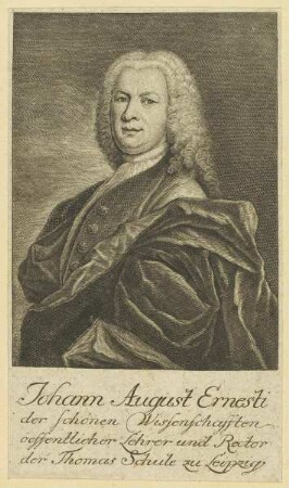 Bildnis des Johann August Ernesti