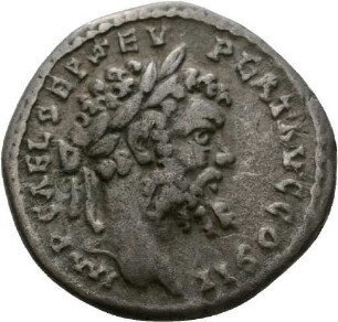 Denar des Septimius Severus mit Darstellung der Spes