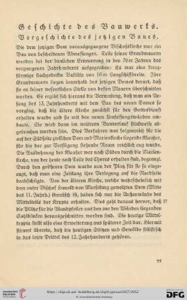 Geschichte des Bauwerks