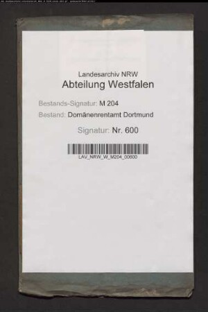 Verpachtung zweier ehemals dem Stift Clarenberg gehörender Ackergrundstücke im Hörder Feld an den Gastwirt Carl Wormstall aus Hörde; später Ablösung
