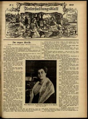 Ausgabe vom Sonntag, den 26. Januar 1919.
