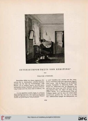 Interieurporträts von Kersting