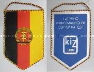 Wimpel des Kultur- und Informationszentrums der DDR in der UdSSR
