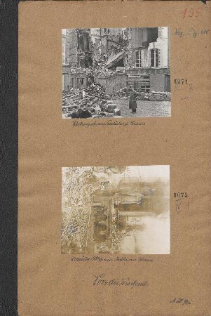 Wirkung schwerer Geschütze in Verdun