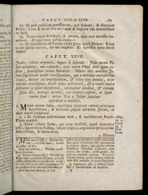 169-183, Caput XXVII. - Caput XXVIII.