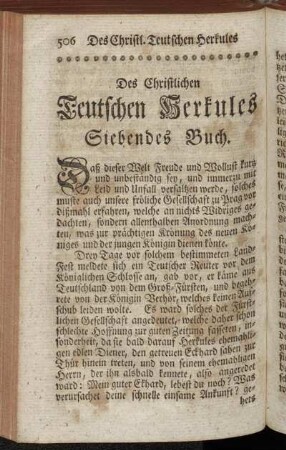 Des Christlichen Teutschen Herkules Siebendes Buch.