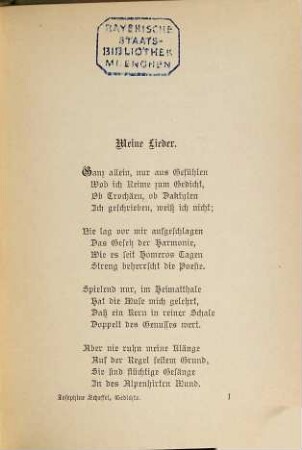 Gedichte von Josephine Scheffel