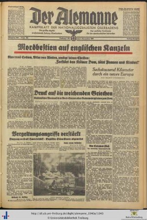 Nr. 302-331 (November 1940)