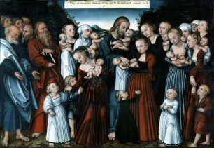 Christus segnet die Kinder