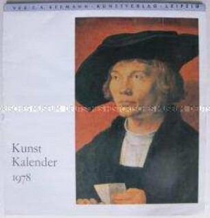 Kalender mit Motiven von Gemälden, Grafiken, Skulpturen u.ä. für das Jahr 1978