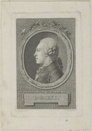 Bildnis des I. G. Eck, dem Jüngeren