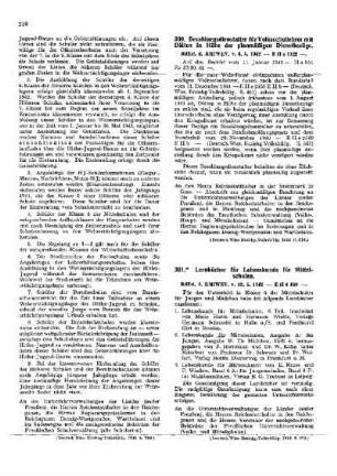 Lernbücher für Lebenskunde für Mittelschulen : [Amtliche Erlasse] ; [Amtlicher Teil]