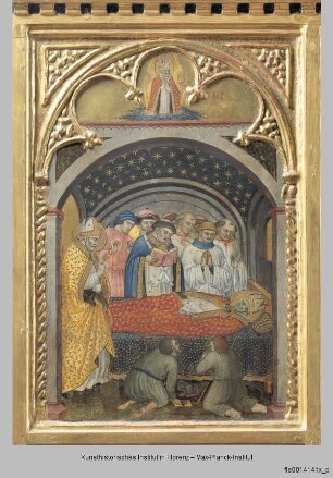 Thronender Heiliger Geminianus und Szenen aus seinem Leben