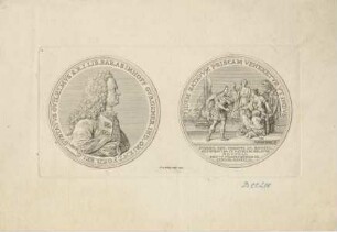 Medaille auf Gustaf Wilhelm, Baron von Imhoff, Generalgouverneur in Ost-Indien