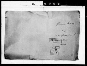 Briefe an Großherzogin Mathilde von ihrem Gemahl Ludwig III. (Nr. 1-372)