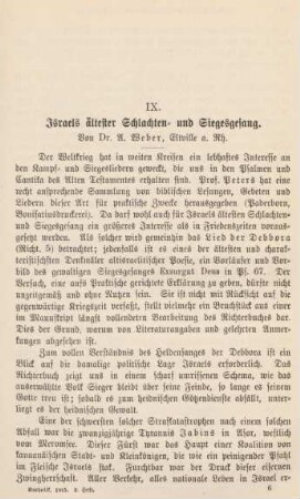 79-93 Israels ältester Schlachten- und Siegesgesang