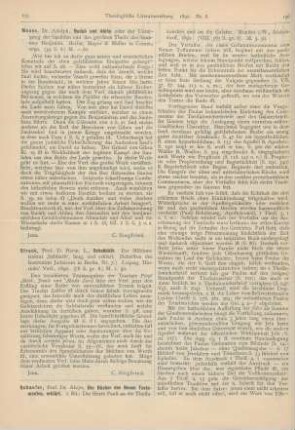 195 [Rezension] Moses, Adolph, Nadab und Abihu oder der Untergang der Sauliden und des größten Theils des Stammes Benjamin