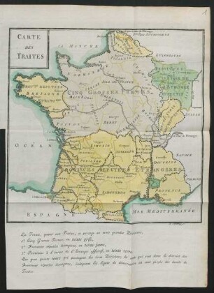 Carte des Traites
