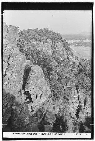 Rauenstein. Südseite Sächsische Schweiz