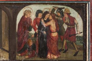 Marientriptychon — Die sieben Schmerzen Mariens — Judaskuss