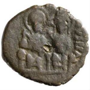 Münze, Follis, 573 / 574