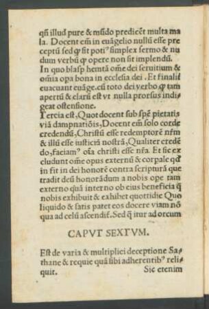 Caput Sextum.